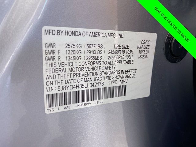 2020 Acura MDX 3.5L 34