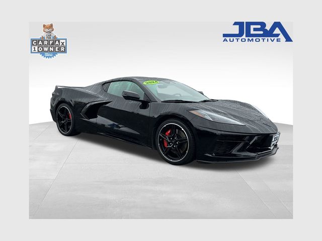 Black 2024 Chevrolet Corvette Stingray 2LT Coupe RWD Coupe Rear-Wheel Drive 8-Speed Dual Clutch