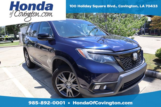Blue 2019 Honda Passport EX-L AWD SUV / Crossover All-Wheel Drive 9-Speed Automatic