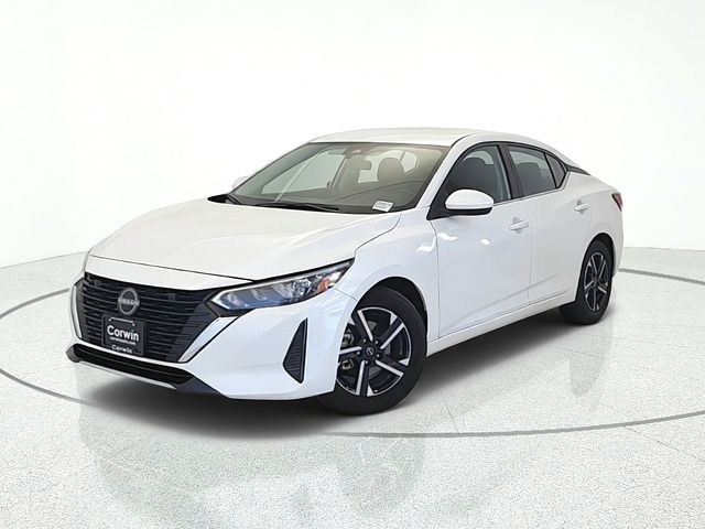 Aspen White Tricoat 2025 Nissan Sentra Sedan Front-Wheel Drive Continuously Variable Transmission