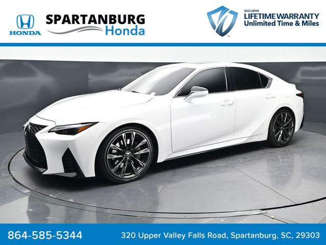Ultra White 2024 Lexus IS 350 F Sport Design RWD Sedan Rear-Wheel Drive 8-Speed Automatic