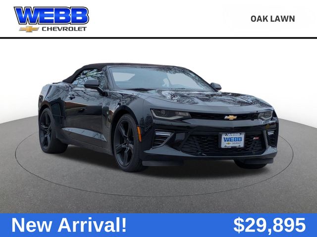 Black 2016 Chevrolet Camaro 2SS Convertible RWD Convertible Rear-Wheel Drive 8-Speed Automatic