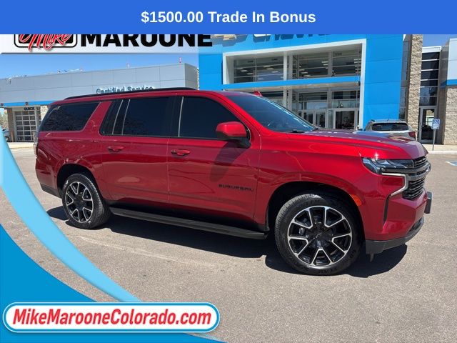 Cherry Red Tintcoat 2021 Chevrolet Suburban RST 4WD SUV / Crossover Four-Wheel Drive