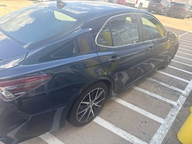 2021 Toyota Camry SE Blue at DeMontrond Gulf Freeway