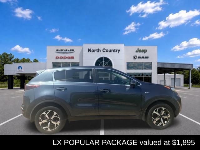 Pacific Blue 2020 Kia Sportage SUV / Crossover All-Wheel Drive 6-Speed Automatic Overdrive