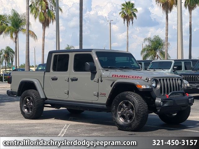 Gray Clearcoat 2021 Jeep Gladiator Pickup Truck Four-Wheel Drive 8-Speed Automatic