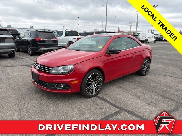 Salsa Red 2014 Volkswagen Eos Sport SULEV Convertible Front-Wheel Drive 6-Speed Dual Clutch