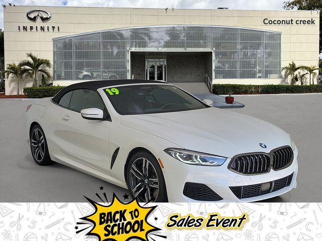 Alpine White 2019 BMW 8 Series Convertible All-Wheel Drive 8-Speed Automatic