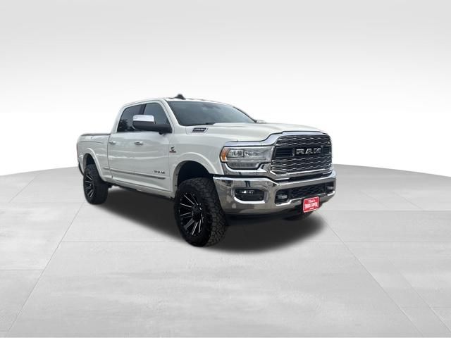 Pearl White 2019 RAM 2500 Pickup Truck Four-Wheel Drive 6-Speed Automatic