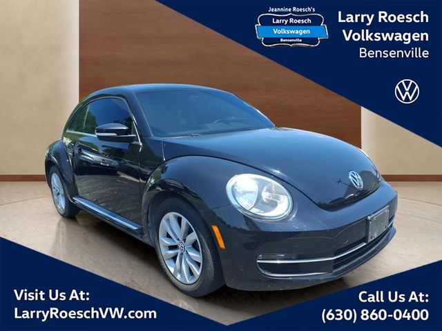 Black Uni 2013 Volkswagen Beetle Hatchback Front-Wheel Drive 6-Speed Dual Clutch