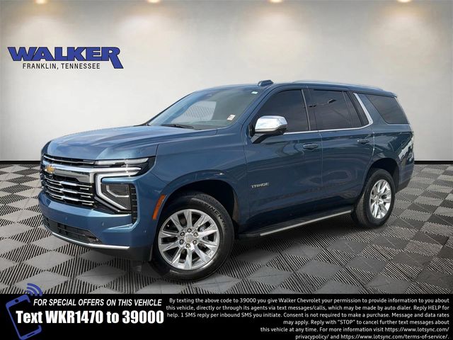 Lakeshore Blue Metallic 2025 Chevrolet Tahoe SUV / Crossover Four-Wheel Drive 