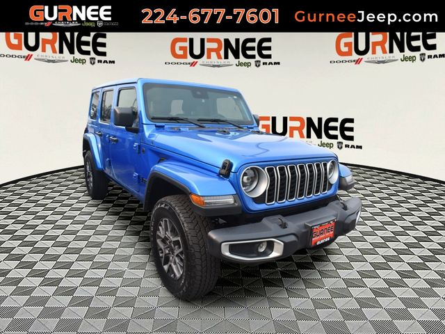 Hydro Blue Pearl Coat 2025 Jeep Wrangler SUV / Crossover Four-Wheel Drive 8-Speed Automatic