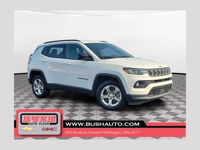 Bright White Clearcoat 2024 Jeep Compass SUV / Crossover Four-Wheel Drive 8-Speed Automatic