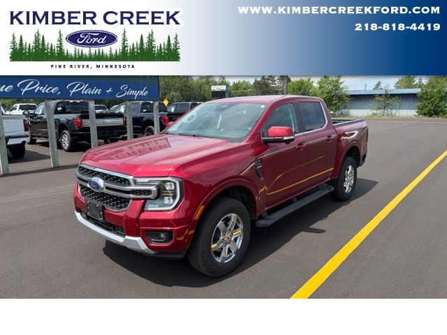 Ruby Red Metallic Tinted Clearcoat 2025 Ford Ranger Pickup Truck Four-Wheel Drive Automatic