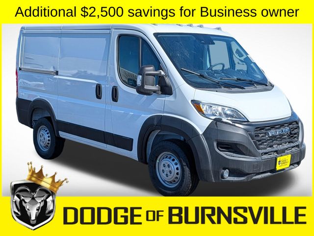 Bright White Clearcoat 2026 RAM ProMaster 1500 Tradesman 118 Low Roof Cargo Van FWD Van Front-Wheel Drive 9-Speed Automatic