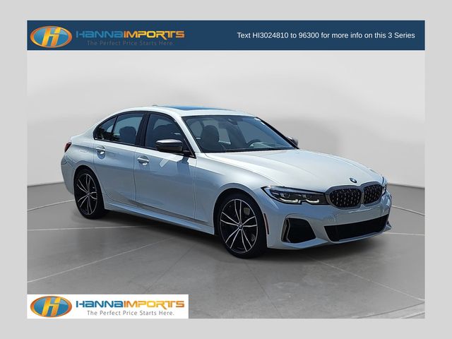 Mineral White Metallic 2020 BMW 3 Series Sedan Rear-Wheel Drive 8-Speed Automatic