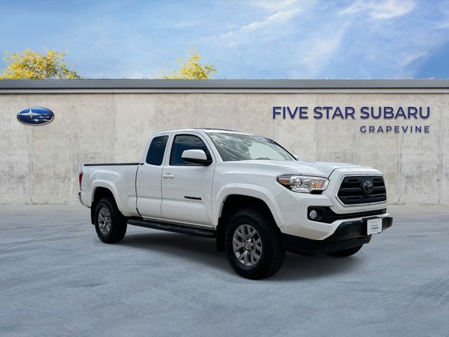 Super White 2019 Toyota Tacoma Pickup Truck Four-Wheel Drive 6-Speed Automatic