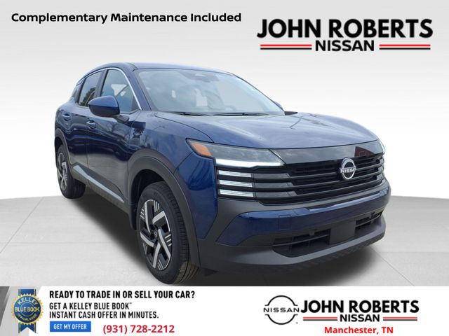 Deep Blue Pearl 2025 Nissan Kicks SV FWD SUV / Crossover Front-Wheel Drive Continuously Variable Transmission