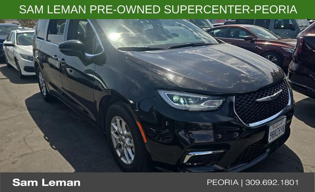 Diamond Black Crystal Pearlcoat 2025 Chrysler Pacifica Minivan Front-Wheel Drive 9-Speed Automatic