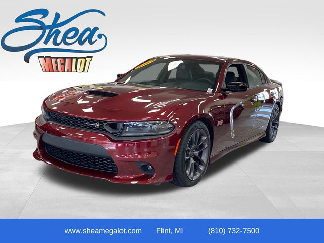 Octane Red Pearlcoat 2023 Dodge Charger Scat Pack RWD Sedan Rear-Wheel Drive 8-Speed Automatic