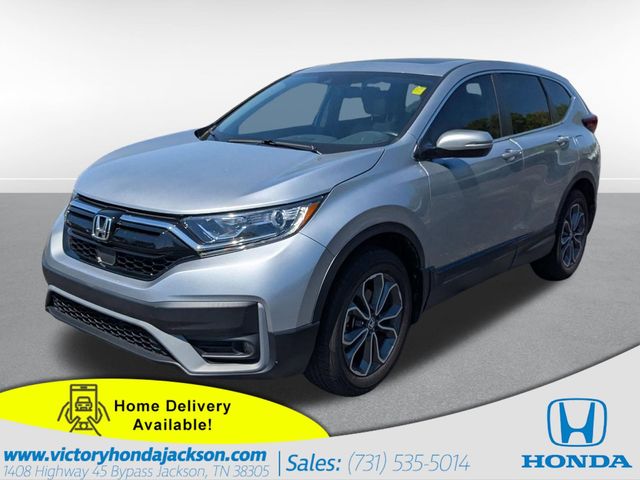 Lunar Silver Metallic 2022 Honda CR-V EX-L AWD SUV / Crossover All-Wheel Drive Continuously Variable Transmission