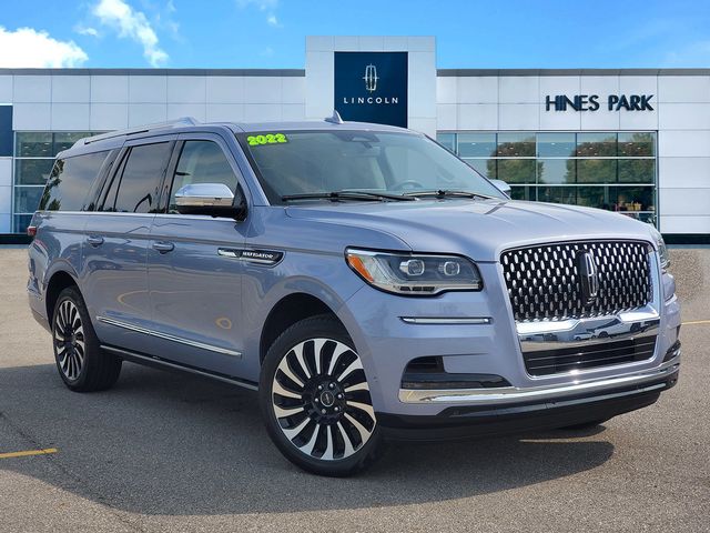 Crystal Blue Metallic 2022 Lincoln Navigator SUV / Crossover Four-Wheel Drive Automatic