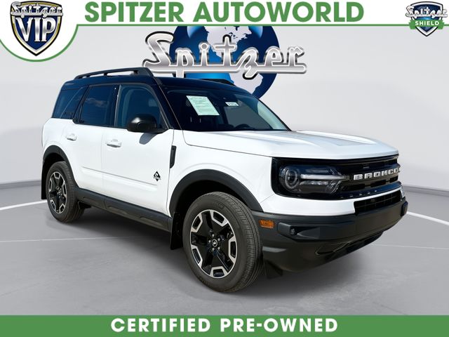 Oxford White 2024 Ford Bronco Sport Outer Banks AWD SUV / Crossover All-Wheel Drive 8-Speed Automatic