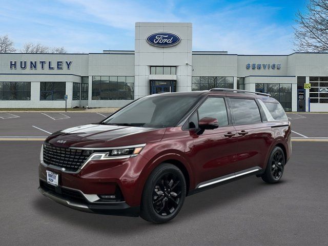 Flare Red 2023 Kia Carnival SX Prestige FWD Minivan Front-Wheel Drive 8-Speed Automatic