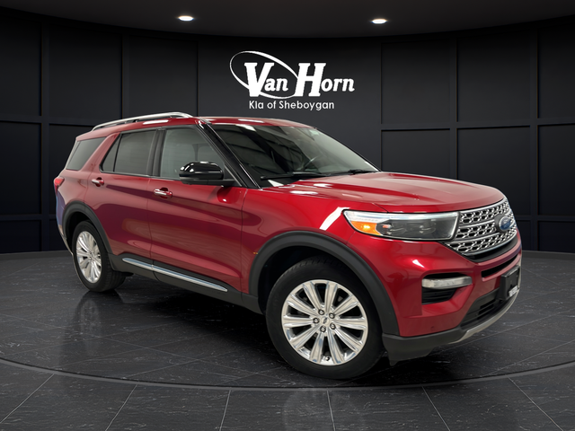 Red 2020 Ford Explorer Limited AWD SUV / Crossover All-Wheel Drive Automatic