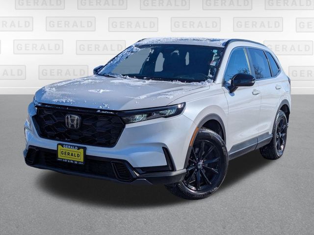 White 2023 Honda CR-V Hybrid Sport AWD SUV / Crossover All-Wheel Drive Continuously Variable Transmission