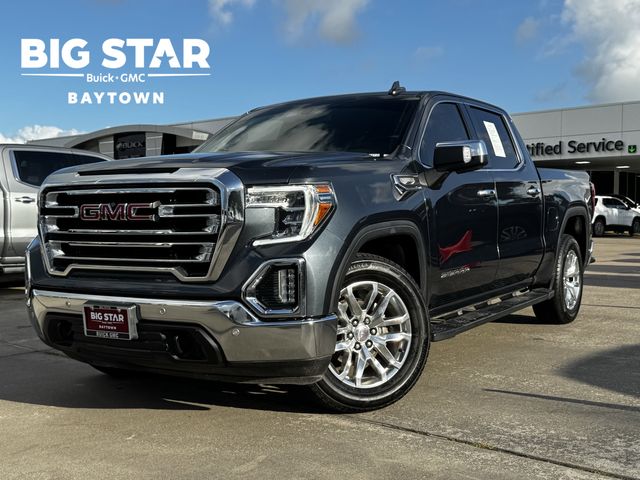 2021 GMC Sierra 1500 SLT Blue at Wharton Chevrolet GMC