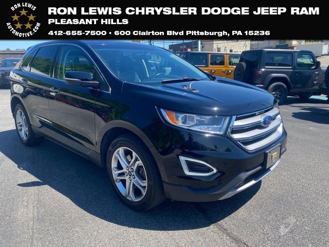 Shadow Black 2016 Ford Edge Titanium AWD SUV / Crossover All-Wheel Drive 6-Speed Automatic