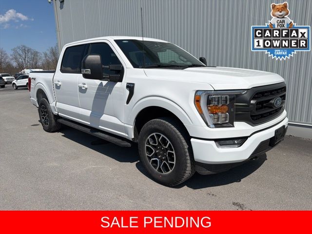 Oxford White 2023 Ford F-150 XLT SuperCrew 4WD Pickup Truck Four-Wheel Drive Automatic