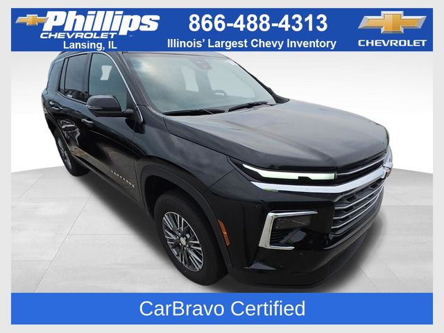 Black Metallic 2026 Chevrolet Traverse SUV / Crossover Front-Wheel Drive 8-Speed Automatic