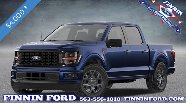 Blue Metallic 2026 Ford F-150 Pickup Truck Four-Wheel Drive Automatic