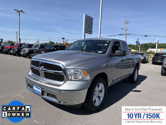 Billet Silver Metallic 2024 RAM 1500 Classic SLT Quad Cab 4WD Pickup Truck Four-Wheel Drive 8-Speed Automatic