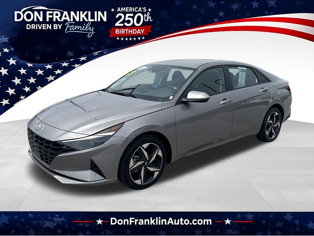 Fluid Metal 2023 Hyundai Elantra Sedan Front-Wheel Drive Continuously Variable Transmission