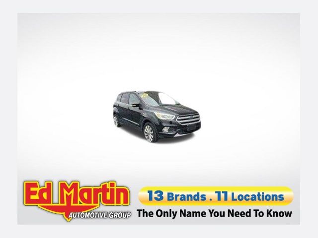 Shadow Black 2017 Ford Escape Titanium AWD SUV / Crossover All-Wheel Drive 6-Speed Automatic