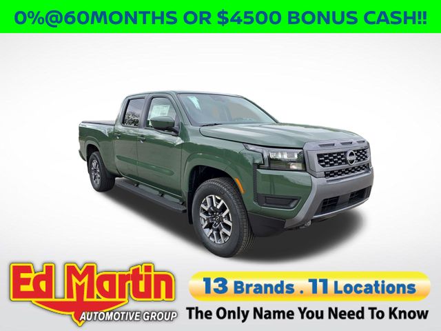 Green Metallic 2026 Nissan Frontier Pickup Truck Four-Wheel Drive 9-Speed Automatic Overdrive