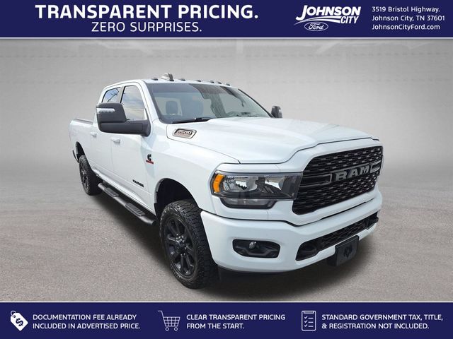 Bright White Clearcoat 2024 RAM 3500 Big Horn Crew Cab 4WD Pickup Truck Four-Wheel Drive 6-Speed Automatic