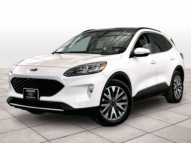 2020 Ford Escape Titanium White at Phil Fitts Ford