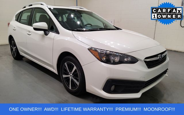 Crystal White Pearl 2023 Subaru Impreza Wagon All-Wheel Drive Continuously Variable Transmission