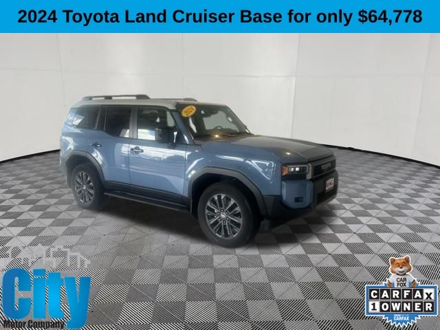 Blue / Gray 2024 Toyota Land Cruiser SUV / Crossover Four-Wheel Drive 8-Speed Automatic