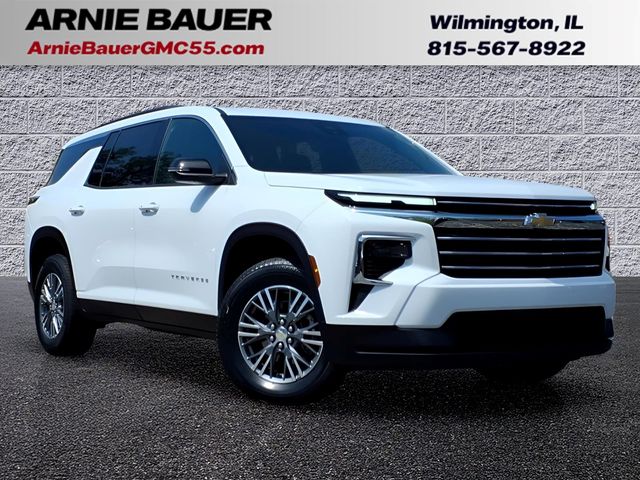 Summit White 2025 Chevrolet Traverse SUV / Crossover Four-Wheel Drive 8-Speed Automatic