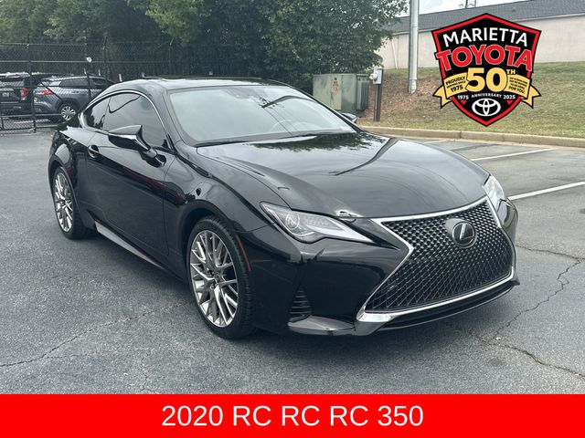 Black (Caviar) 2020 Lexus RC 350 RWD Coupe Rear-Wheel Drive 8-Speed Automatic