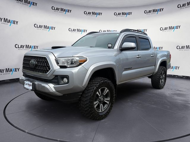Silver Sky Metallic 2019 Toyota Tacoma TRD Sport Double Cab 4WD Pickup Truck Four-Wheel Drive 6-Speed Automatic