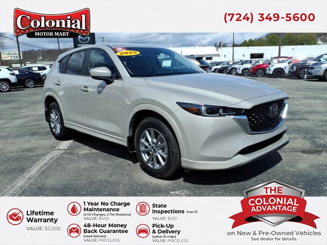 Gray (Platinum Quartz Metallic) 2025 Mazda CX-5 2.5 S Preferred AWD SUV / Crossover All-Wheel Drive 6-Speed Automatic