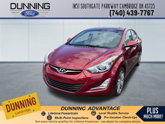 Venetian Red 2015 Hyundai Elantra Limited FWD Sedan Front-Wheel Drive 6-Speed Automatic