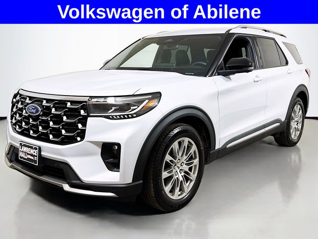 White Metallic 2026 Ford Explorer SUV / Crossover Rear-Wheel Drive Automatic