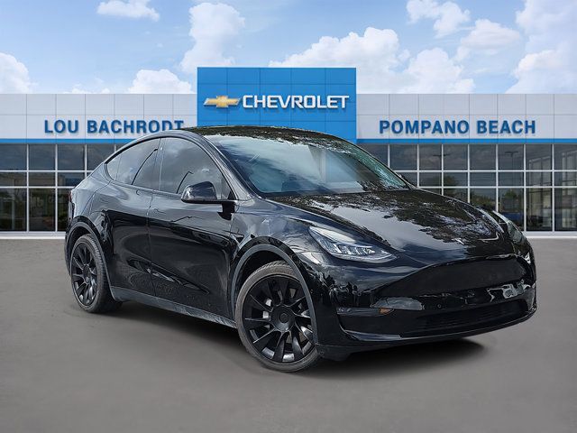 Black 2021 Tesla Model Y Long Range AWD SUV / Crossover All-Wheel Drive 1-Speed Automatic